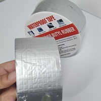 Ruban adhésif en caoutchouc butyle simple face Xuyang, imperméable, avec feuille d'aluminium, résistant au froid, longueur personnalisée pour l'étanchéité des tuyaux et des toitures