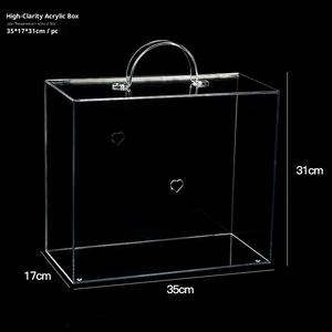 塑料环保手工方形便携式花盒Ins鲜花丰富花束材料花店用品结婚礼物 - Product Image 6