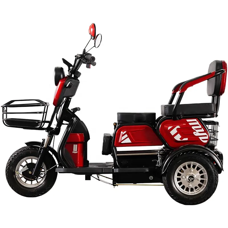 Le plus récent tricycle électrique pour cargaison sans portes ouvertes véhicule électrique pour 3 adultes avec le meilleur prix de la Chine fabricant