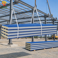 Aluminium Steinwolle Sandwich platte Wasserdichte Metalldach ziegel Wärme isolierte Aluminium dach platte für feuerfeste Villa Dach platte