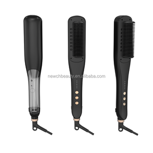 <span class=keywords><strong>Brosse</strong></span> Lissante <span class=keywords><strong>Chauffante</strong></span> Intelligente PTC à Vapeur pour Cheveux, Fer Plat Lissant, Peigne Électrique pour Cheveux Bouclés – Offre Spéciale - Product Image 3
