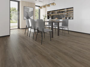 Suelo SPC entrelazado para interiores, ecológico, sin formaldehído, resistente a las manchas con doble protección UV, impermeable, antideslizante, con acabado de veta de madera. - Product Image 3
