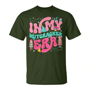 Camiseta femenina de Navidad rosa de In My Nutcracker Era - Product Image 2