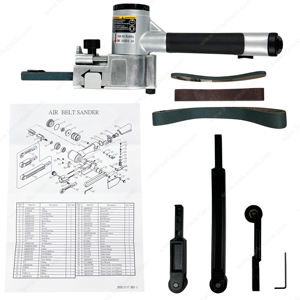 15,500Rpm 4 Schuurbandmaten 6X330Mm 10X330Mm 20X330Mm 20X520Mm Pneumatische Luchtbandschuurmachine Voor Houtschuurslijpen - Product Image 5