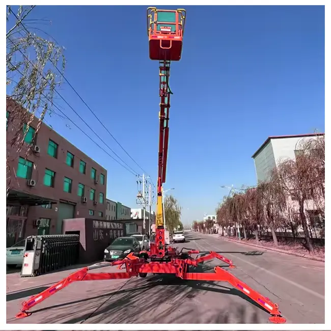 15m21 m cherry picker for sale boom spider crawler lift personnel lift platform