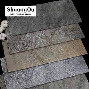 Azulejo del piso de porcelana del exterior mate antideslizante de África salvaje para la piscina que rodea la piscina del paisaj - Product Image 1