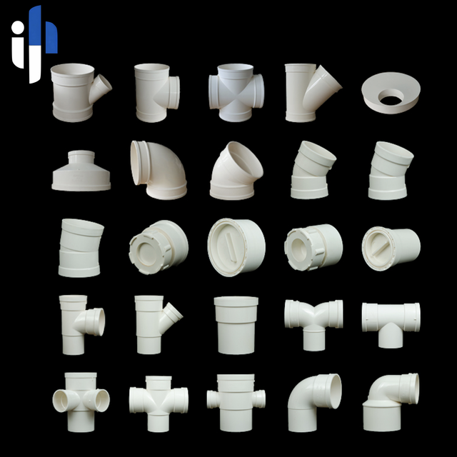 YiHong PVC Drainage Fitting 11.25 Degree Elbow Small Angle Pipe Fitting for Plumbing Drain System