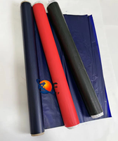 Papier carbone double face de haute qualité pour usage de bureau, papier carbone bleu personnalisé à une face, papier carbone de couleur
