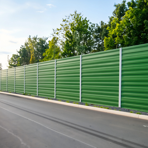 Panneau de barrière acoustique en acier galvanisé pour autoroute, réduction <span class=keywords><strong>du</strong></span> bruit extérieur, <span class=keywords><strong>mur</strong></span> acoustique pour routes et autoroutes - Product Image 2