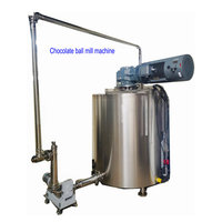 Moulin à chocolat vertical 300L 500L 50L 1000L 12L Machine à chocolat au lieu de Conching