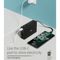 Banco de Energía Portátil Magnético e Impermeable de 10000mAh con LED 3 en 1, Carga Rápida de 45W, Carga Inalámbrica de 15W, Cable Integrado, Personalizable