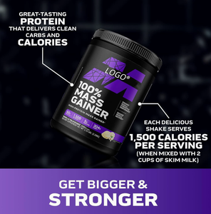 Poudre musculaire riche en protéines OEM 60g de protéines <span class=keywords><strong>1500</strong></span> calories 5,15 lb saveur vanille - Product Image 2