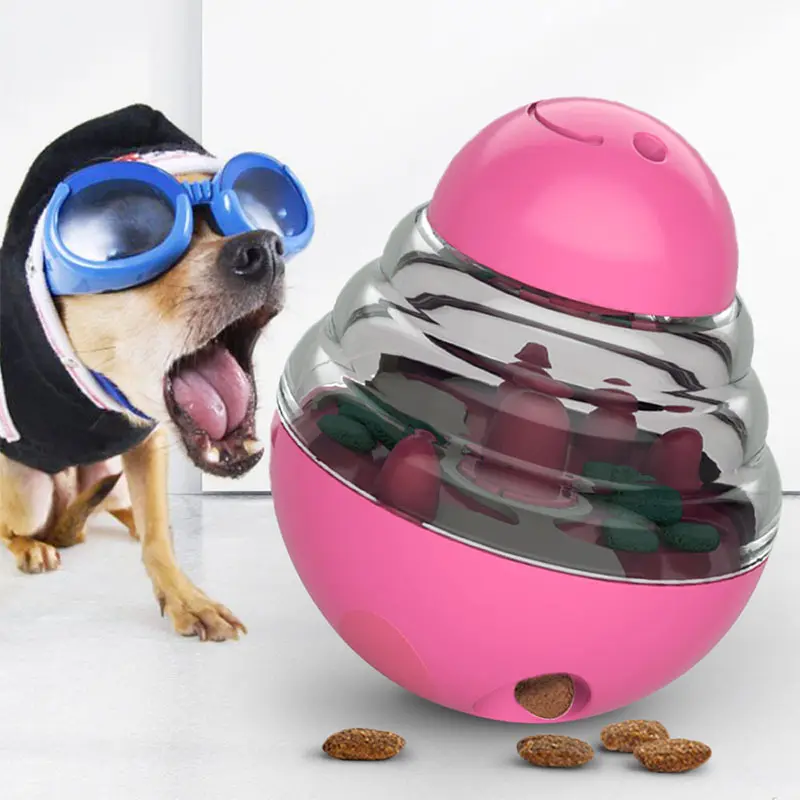 Hot Sale Pet Leakage Food Toy Interactive Dog Food Dispenser Toys Pet Feeder Toys Ball