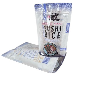 Emballage souple en plastique MDOPE+PE recyclé respectueux <span class=keywords><strong>de</strong></span> l'environnement, sachet debout pour riz <span class=keywords><strong>de</strong></span> sushi <span class=keywords><strong>de</strong></span> style japonais, chapelure - Product Image 2
