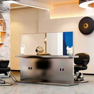 Nuevo Espejo de Alta Gama para Salón de Belleza, Espejo de Mesa para Peluquería, Espejo para Corte de Cabello con Iluminación - Product Image 1