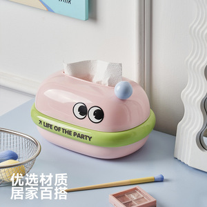 Boîte à mouchoirs créative pour bureau, grande capacité, fermeture magnétique, étanche, pratique pour la maison et le bureau - Product Image 2