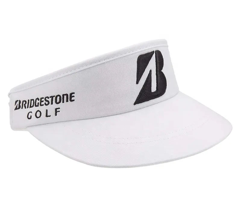 AungKing Factory Custom High Profile White Golf Tour Visor Embroidery Your Logo, Inside Terry Towel Sports Golf Hat