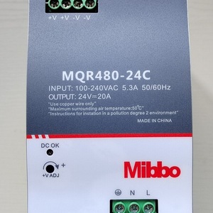 Mibbo MQR120-24F 24V 5A AC-DC แหล่งจ่ายไฟแบบราง DIN ชนิดเอาต์พุตเดี่ยว ผลิตในประเทศจีน - Product Image 5