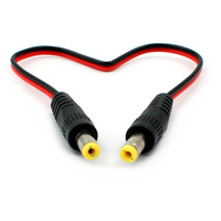 Câble d'extension d'alimentation CC industriel 18AWG en cuivre pur, cordon d'alimentation mâle-femelle 5,5x2,1 mm pour caméra de surveillance CCTV