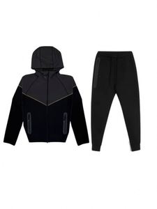 Ensemble de survêtement streetwear Syworld en molleton bouclette oversize avec sweat à capuche <span class=keywords><strong>zippé</strong></span> et pantalon évasé pour homme - Product Image 5