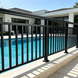 Système <span class=keywords><strong>de</strong></span> garde-corps pour balcon, escalier et terrasse en acier galvanisé, fer et aluminium, anti-corrosion, pour intérieur, avec couleur personnalisée - Product Image 6