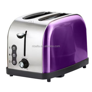 Aifa <span class=keywords><strong>Grille</strong></span>-<span class=keywords><strong>pain</strong></span> de cuisine électrique <span class=keywords><strong>vintage</strong></span> à 2 tranches en acier inoxydable pour appareils ménagers - Product Image 4