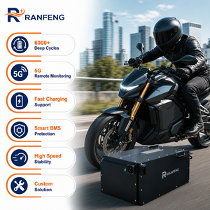 <span class=keywords><strong>Moto</strong></span> électrique haute vitesse avec batterie LiFePO4 72V 100Ah, 6000 cycles, surveillance à distance <span class=keywords><strong>5G</strong></span>, BMS intelligent, OEM ODM personnalisé - Product Image 2