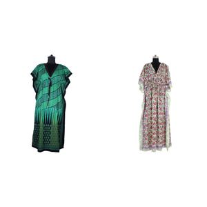 Long Kaftan en Soie Pour Femmes Fabricant Personnalisé 100% Organique De Vêtements Pour Femmes Designer Indien Offre Spéciale Dernière Conception De Luxe Long - Product Image 1