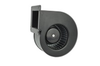 Ventilateur de refroidissement industriel 140 mm DC24V 1900 tr/min Extracteur de fumée de cuisine à entrée unique Ventilateur centrifuge radial durable à courbe avant