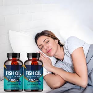 OEM ODM OBM Drievoudige Sterkte Wild Gevangen Noorse Oorsprong Zoete Citroensmaak GMO-Vrij OMEGA-3 1200MG EPA DHA Vis Softgel Capsule - Product Image 2