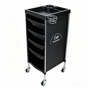 Hairdressing <b>Trolley</b> High-end Hair Salon Specialized Salon <b>Tool</b> Cart Hair Salon Storage Bar Cart - Product Image 3