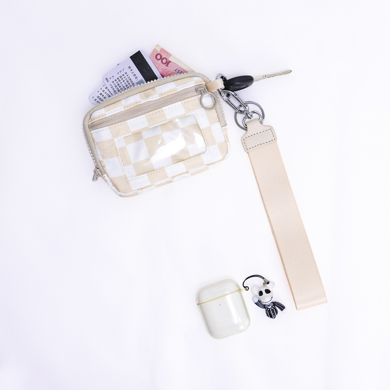 RTS Portable Dual Pouch Wristlet Keychain