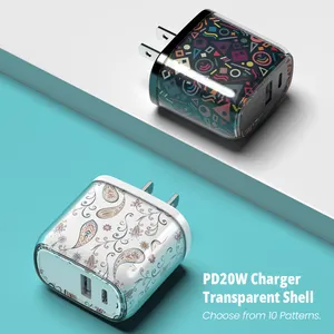 Nouveauté 2023 produits OEM ODM 5V/3A port USB type C prise US 20W Pd chargeur rapide