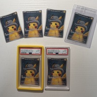 Carte à collectionner Pokémon TCG personnalisée YK : Pikachu hurlant, DIY PTCG, Full Art Van Gogh Pikachu, carte holographique personnalisée