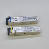 Émetteur-récepteur SFP Bidi 1.25G 20km Module SFP à fibre unique LC monomode avec Tx1310/Rx1550nm pour réseaux 4G et Wi-Fi