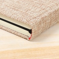 Livre souvenir pour bébé personnalisé avec couverture en tissu, service d'impression, album à couverture rigide en lin, journal, agenda, cadeau, logo personnalisé