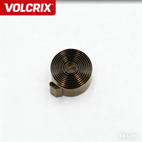 Enrouleur de câble rétractable industriel en acier VOLCRIX, bobine plate à ressort à force constante