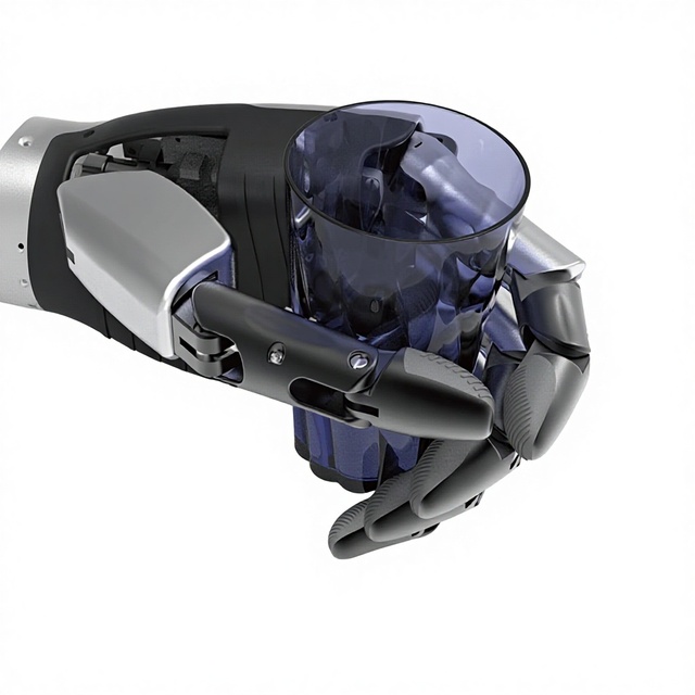 Humanoid Robotic Prosthetic Hand Five-Finger Dextrous Six Degrees Freedom Open-Source Secondary Development Education Research