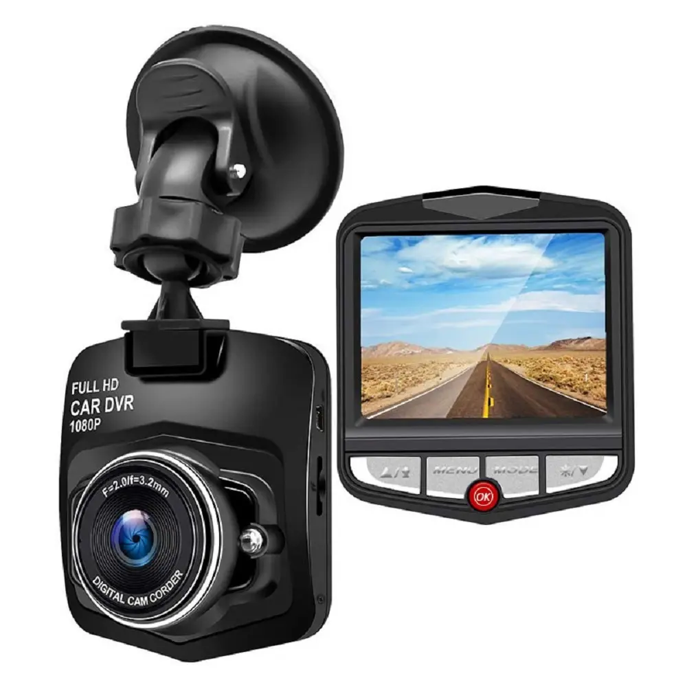 Xe Dash Cam Ngôn Ngữ Toàn Cầu HD 1080P Xe Video Ghi Âm Phía Trước/Phía Sau Máy Ảnh Lái Xe Ghi Âm Với Tự Động Hộp Đen Đầy Đủ