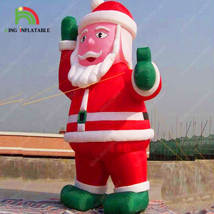 Père noël géant <span class=keywords><strong>gonflable</strong></span> décorations de noël rétro pour cour/publicité extérieure/décoration de maison - Product Image 5
