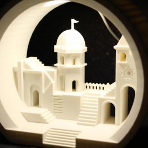 Monument Valley - Adorno de Plástico Impreso con Diseño Creativo de Fantasía y Ciencia Ficción, Personalizable, Juguete Personalizado Jinccai para Niños, Excelente - Product Image 4