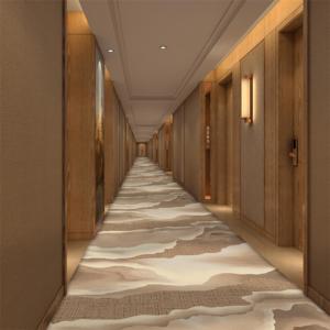 Fabrik individueller meistverkaufter moderner Hotel-<span class=keywords><strong>3D</strong></span>-bedruckter Teppich Korridor-Tapich Wand zu Wand Hotel Gehweg-Tapich - Product Image 3