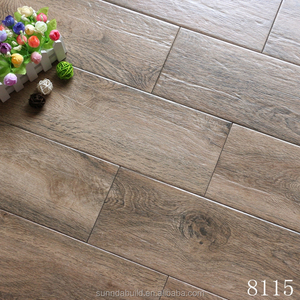 Azulejos de cerámica rústicos de precio barato, azulejos de <span class=keywords><strong>madera</strong></span> de color beige, <span class=keywords><strong>madera</strong></span> de porcelana vidriada se ve azulejo de piso - Product Image 3