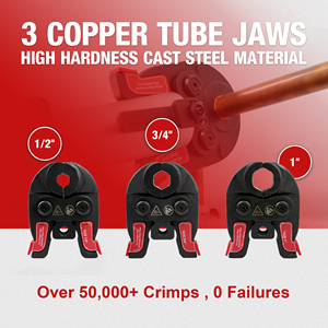 Outil de sertissage portable de qualité industrielle haute précision pour raccords de tuyauterie de chantier, pour tuyauterie PEX <span class=keywords><strong>multicouche</strong></span> de plomberie commerciale - Product Image 4