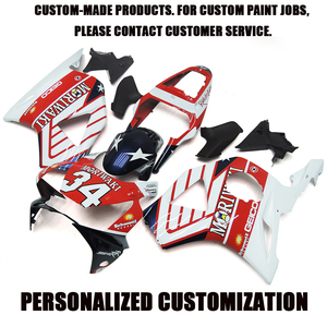 ชุดโครงสร้างตัวถัง ABS แบบไม่ทาสีสำหรับฮอนด้า CBR954RR <span class=keywords><strong>2002</strong></span> 2003 <span class=keywords><strong>CBR</strong></span> 954 <span class=keywords><strong>RR</strong></span> cowling ABS Set ปรับแต่งตามต้องการ - Product Image 3