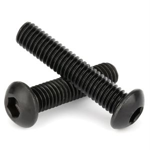 ISO7380 Standard Sechskant-Innensechskantschrauben mit Halbrundkopf Hersteller Großhandel Zoll-Größe Allen-Knopfkopfschrauben - Product Image 1