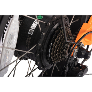 Gros pneu vélo électrique 48V 1000W 20 pouces batterie au lithium e-bike avec cadre en alliage d'aluminium moteur de moyeu arrière disponible aux états-unis ue - Product Image 6