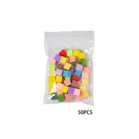 TAMAX NAT063 Ensemble d'éponges carrées pour nail art, pinceaux dégradés pour ongles, conception de vernis gel, stylo de préhension en plastique + silicone, manucure, sac OPP