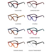 Nouvelles lunettes à monture polygonale, verres anti-lumière bleue, lunettes de mode, lunettes anti-lumière bleue pour femmes