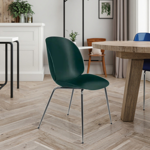 Chaise de salle à manger en plastique Beetle avec cadre métallique, design moderne, personnalisable, idéale pour hôtels, restaurants, salons et extérieurs – Ventes flash - Product Image 5